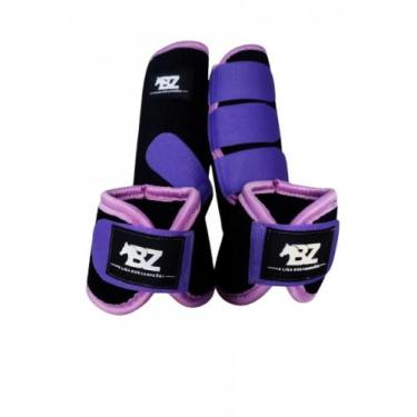 Imagem de Caneleira Boleteiras com Cloche Para Cavalos VÁRIAS CORES Tamanho Únic