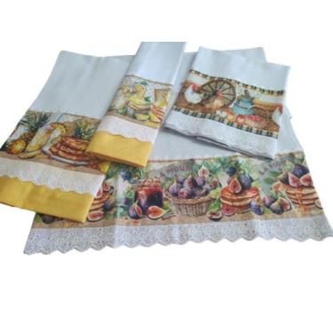 Imagem de Pano de Prato Artesanal - Beleza e Utilidade para sua Cozinha - Bordad