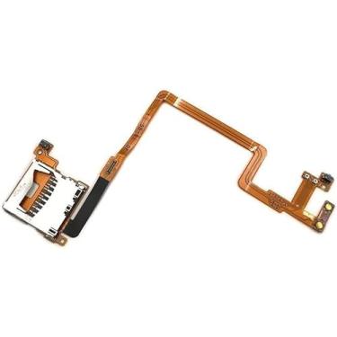 Imagem de SD Card Reader Slot & L/R Shoulder Button Module Flex Cable Replacement Compatible with Nintendo DSi
