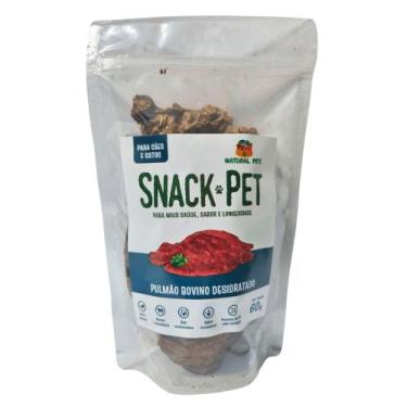 Imagem de Snack Natural Desidratado Pulmão Bovino 60g - NATURAL PETS