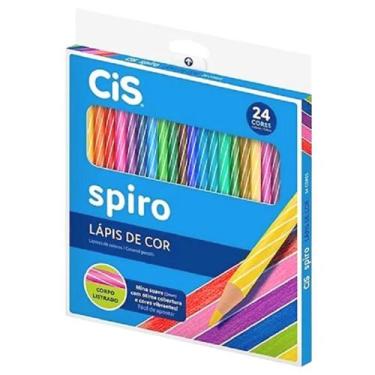 Imagem de Lápis de Cor Corpo Listrado 24 Unidades - Cis