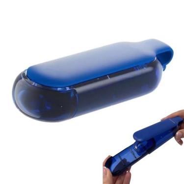 Imagem de Porta Remedio Comprimido Capsula Pilula Estojo Compartimento Bolsa Mal