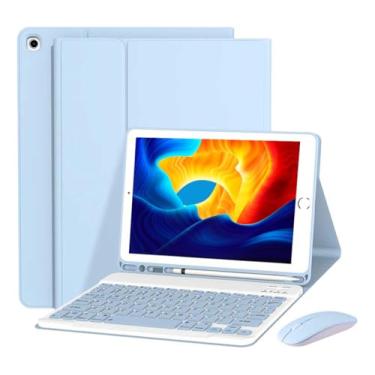 Imagem de Capa Com Teclado Bluetooth e Mouse Para Tab S7 Fe e S8 Plus