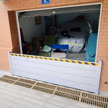 Imagem de Barreira Contra Inundações, Barreira De Proteção Contra Inundações Vertical Removível De Metal, Painel De Barreiras De Inundação De Alumínio Com F, Height 80 Cm, 120cm(3.9ft)