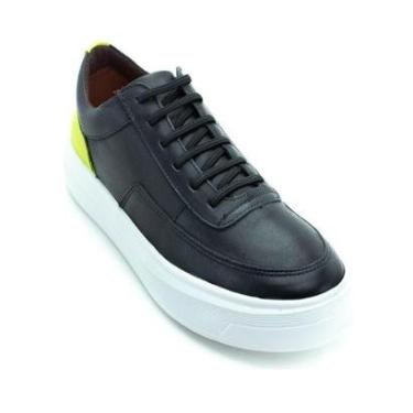 Imagem de Sapatênis Masculino Perlatto Chi9702 - Preto E Verde-Masculino