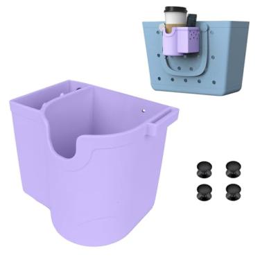 Imagem de Coolnice Suporte de copo e telefone para Stanley/Owala/Yeti, suporte de copo de silicone 3 em 1 serve para 473-1,134 g, compatível com todas as bolsas Bogg, bolsa de praia moderna simples, acessórios