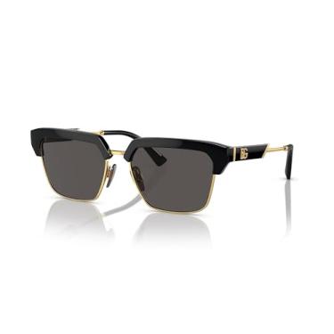 Imagem de Dolce&Gabbana Óculos De Sol Dolce & Gabbana Dg6185-501/87 Preto Com Cinza Escuro 55 Mm