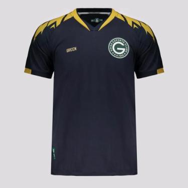 Imagem de Camisa Gr33n Goiás Goleiro 2024 Infantil Azul Marinho, 2 ANOS