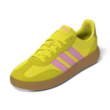 Imagem de adidas Tênis feminino Barreda Decode, Amarelo/Rosa Feliz/Bronze Preloved, 39