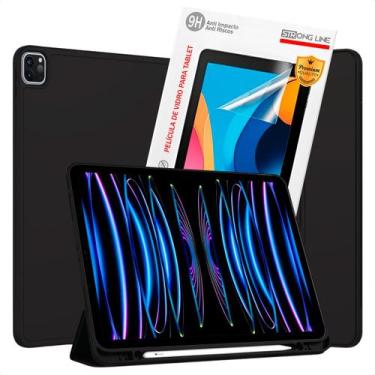 Imagem de Capa Para iPad Pro 11 2ª 3ª 4ª 5ª Geração Smart Premium Porta Caneta +