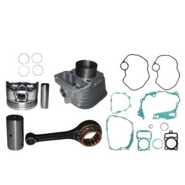 Imagem de Kit Cilindro Completo Mahle Metal Leve Honda Cg Fan 125 2005 A 2008 - 