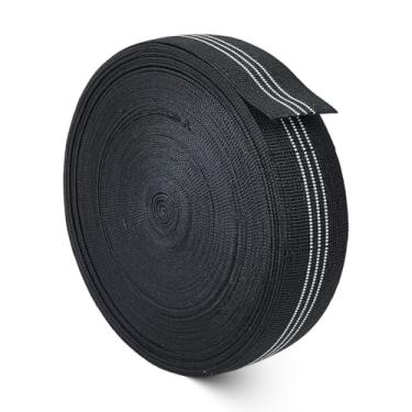 Imagem de SUPERFINDINGS Tecido de 25 m para cadeiras de gramado e móveis, leve, forte e durável, correia plana de fibra de polipropileno, correia de substituição para equipamentos internos ou externos