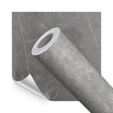 Imagem de Papel de Parede Adesivo Estilo Porcelanato Cimento Polido 200x60cm - O