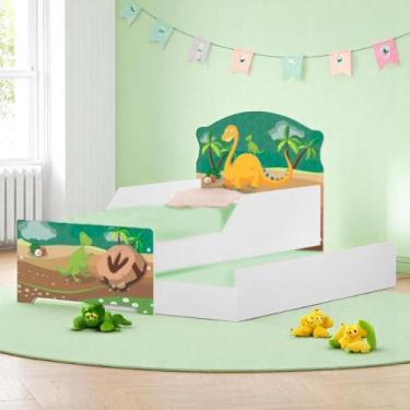 Imagem de Bicama Mini Snap Dinossauro com Colchões - Mais de Casa