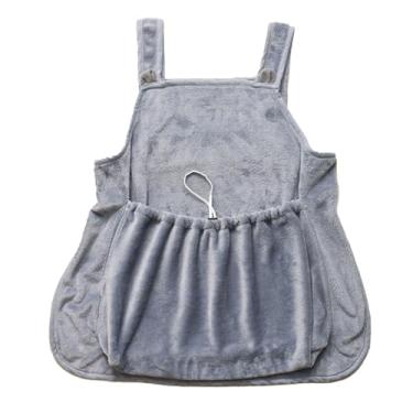 Imagem de HEEPDD Avental do Suporte do Gato Com Bolso Grande, Saco de Transporte do Animal de Estimação das Mãos Livres para o Gato Pequeno do Cão, Avental Prático Confortável do Colete da