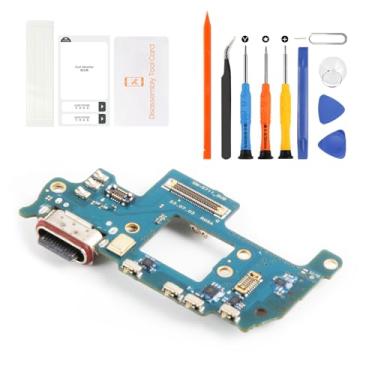 Imagem de Olivechard Substituição da placa de porta de carregamento para Samsung Galaxy S23 FE 5G SM-S711U S711B S711U1 S711W USB-C base de carregamento PCB USB substituição com ferramentas (sem cabo flexível)
