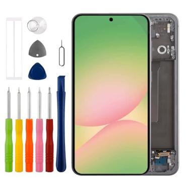 Imagem de Duotipa Tela OLED de 6,7 polegadas compatível com Samsung Galaxy A56 SM-A566V, A566B, A566E Display LCD Touchscreen Digitalizador com Kit de Ferramentas de Reparo, Função de Impressão Digital