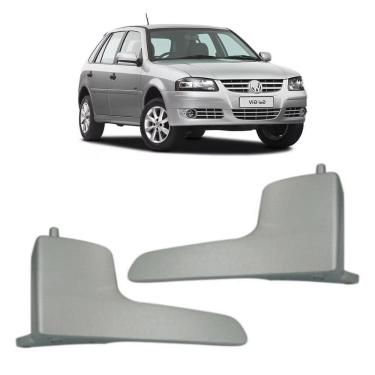 Imagem de Par Maçaneta Gol G4 2 Portas Interna Prata E Fox 2003 A 2009 - Un - 2