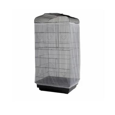 Imagem de Rede de malha de nylon Birdcage Seed Catcher ISMARTEN branca