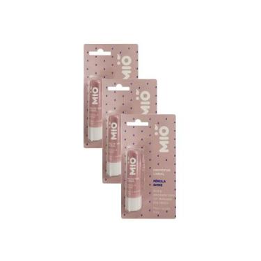 Imagem de Kit 3 Protetor Labial Mió Pérola Shine 3,6g