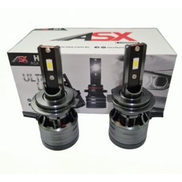 Imagem de Par De Lampada Ultra Led Asx H7-70w 10000 Lúmens 6000k