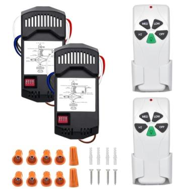 Imagem de WN Ventilador de teto YSY substitui Hampton Bay Harbor Breeze Hunter Fan-HD UC7078T CHQ7078T Substituição de Hampton Bay UC7078T (kit F-53T+R28 pacote com 2)