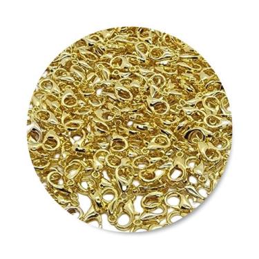 Imagem de Fecho Lagosta Dourado ou Prata 10mm 12mm 15mm 20 unidades - Comercial 