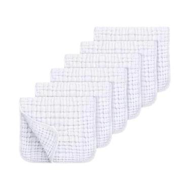 Imagem de Toalhas De Arroto Para Bebês Extra Macias E Absorventes 20x10 6 Peças 