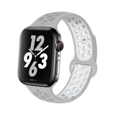Imagem de Pulseiras De Silicone Para Apple Watch De 45mm, 44mm, 49mm, Ultra2, 40