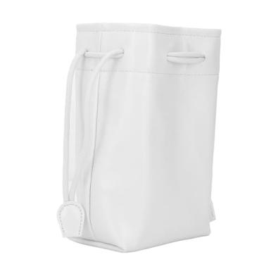 Imagem de Generic Câmera Instantânea PU Saco de Caminho PU, Couro Pouca Bolsa de Caminho Dobrável Resistente a Microfibra Sofra Universal Portátil Para Armazenamento (Branco)