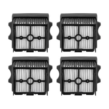 Imagem de (Pacote com 4) Floor One S5 Combo Filtros HEPA de substituição compatíveis com Tineco Floor One S9 Artist Pro/Floor One S5 Combo Aspirador de pó úmido e seco, filtros verticais, kit de acessórios