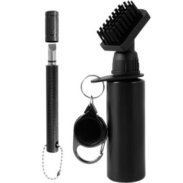 Imagem de Conjunto de escovas de limpeza de taco de golfe, escova profissional de limpeza de golfe com ferramenta de apontador de ranhura de clube, escova de água à prova de vazamento, acessórios essenciais de