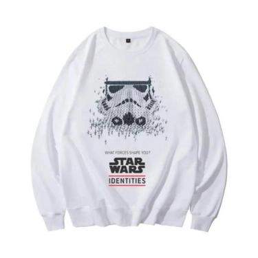 Imagem de Moletom Dark Side Com Gola Redonda Respirável Com Estampa Darth Vader 