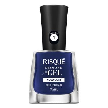 Imagem de Esmalte Risqué Diamond Gel Nova Cor Noite Estrelada 9,5ml