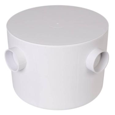 Imagem de Caixa de Gordura 250 x 180 mm com Cesto Tampa Redonda - 1438 - ESTRELA