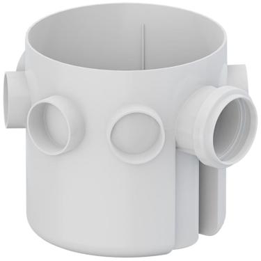 Imagem de Corpo Caixa Sifonada Nº 23 com 150x150x50mm de 7 Entradas Série R - 27141226 - TIGRE