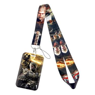 Imagem de Cordão de pescoço King para chaveiros, porta-crachás, cartão de identificação, cordão de pendurar para chaveiros, acessórios