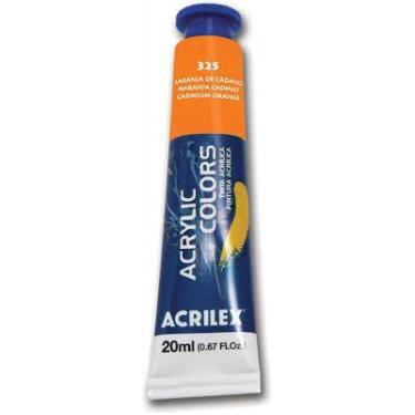 Imagem de Tinta acrílica Acrilex laranja de cádmio 325 20ml