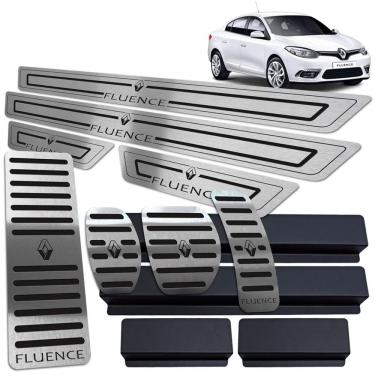 Imagem de Soleira Pedaleira Descanso Fluence 2011/2019 Preto Manual BR