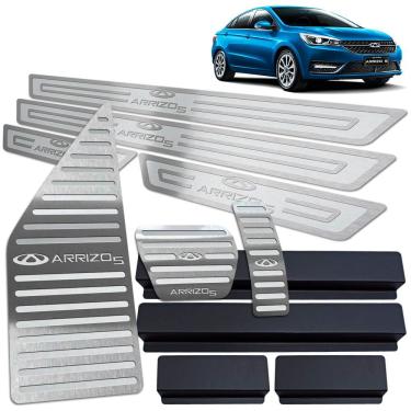 Imagem de Descanso De Pé + Pedaleira + Soleira Chery Arrizo 5 Prata