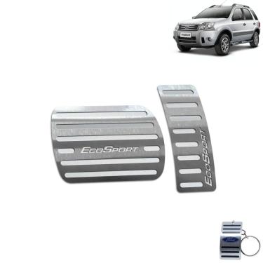 Imagem de Pedaleira Automático Inox Ford Ecosport 2003 A 2012 Prata