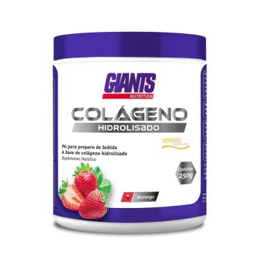 Imagem de Colágeno hidrolisado 250g verisol giants - morango