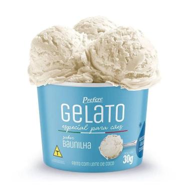 Imagem de Sorvete Prefere Gelato Para Cães Adultos Baunilha 30G