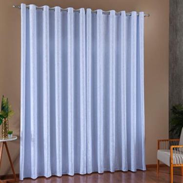 Imagem de Cortina Jacquard 2,80m X 1,70m Sala Quarto Varão Simples - NoBrand, Br