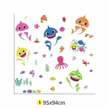 Imagem de Adesivo de Parede Baby Shark - Shoppingnet