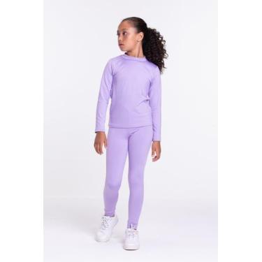 Imagem de Conjunto Térmico Infantil Brilhos Mágicos - Vida Costeira, 8, Lilás