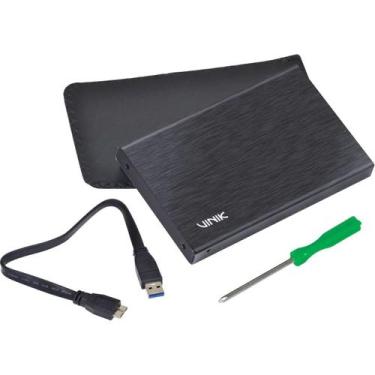 Imagem de Case Externo Para Ssd 2.5" Alumínio Usb 3.0 - Vinik Chda-300