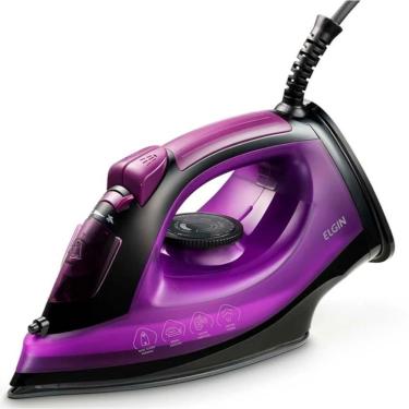Imagem de Ferro de Passar Vapor Elgin 1800W Ceramica 5 Temperaturas 220V