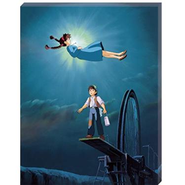 Imagem de Studio Ghibli via Bluefin Ensky Castle in The Sky The Girl Who Fell from The Sky Artboard Jigsaw Puzzle (Canvas Style) ATB-16 - Official Studio Ghibli Merchandise