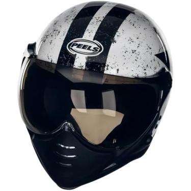 Imagem de Capacete Aberto Moto Peels F-21 Old Tank Branco/Preto 58